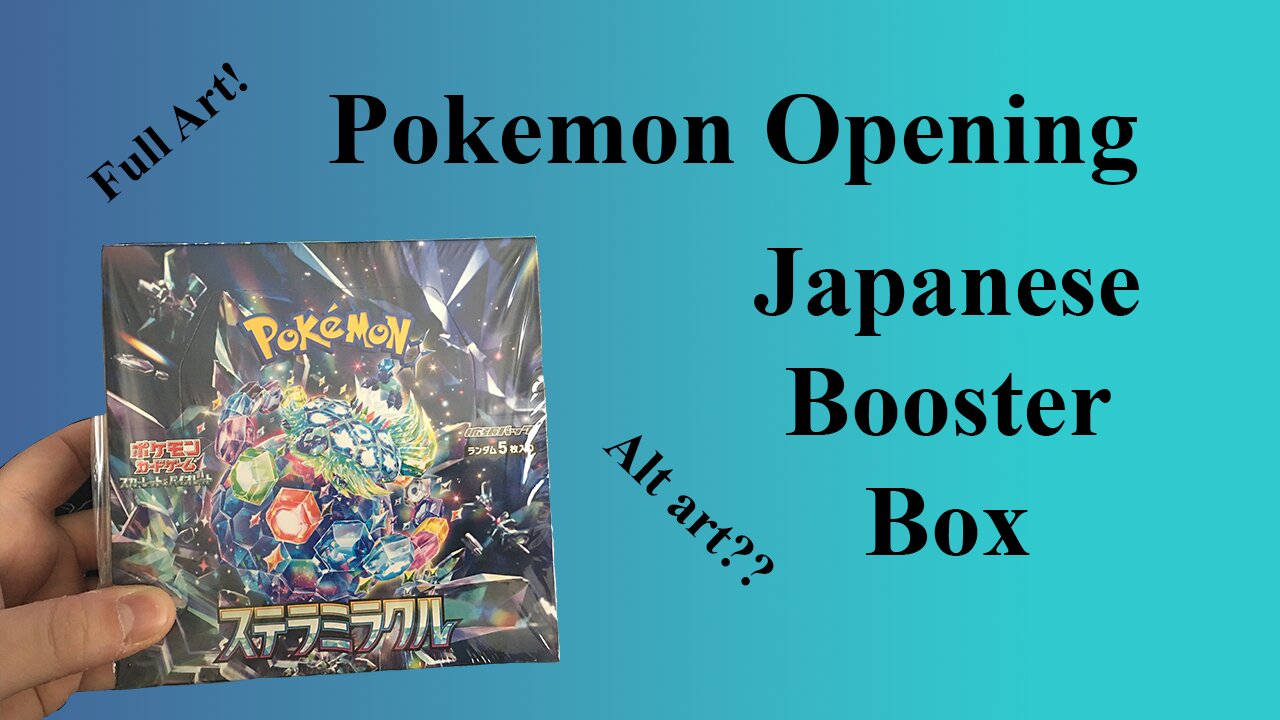 Stellar Miracle Japanese Pokémon Booster Box Opening