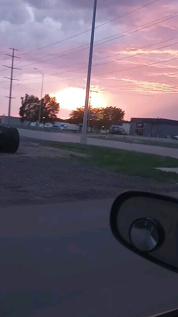 beautiful sunrise last night