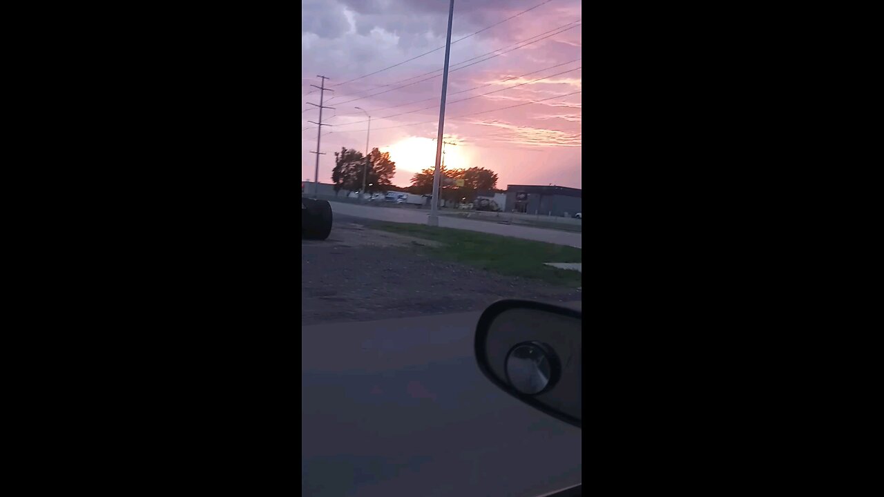 beautiful sunrise last night