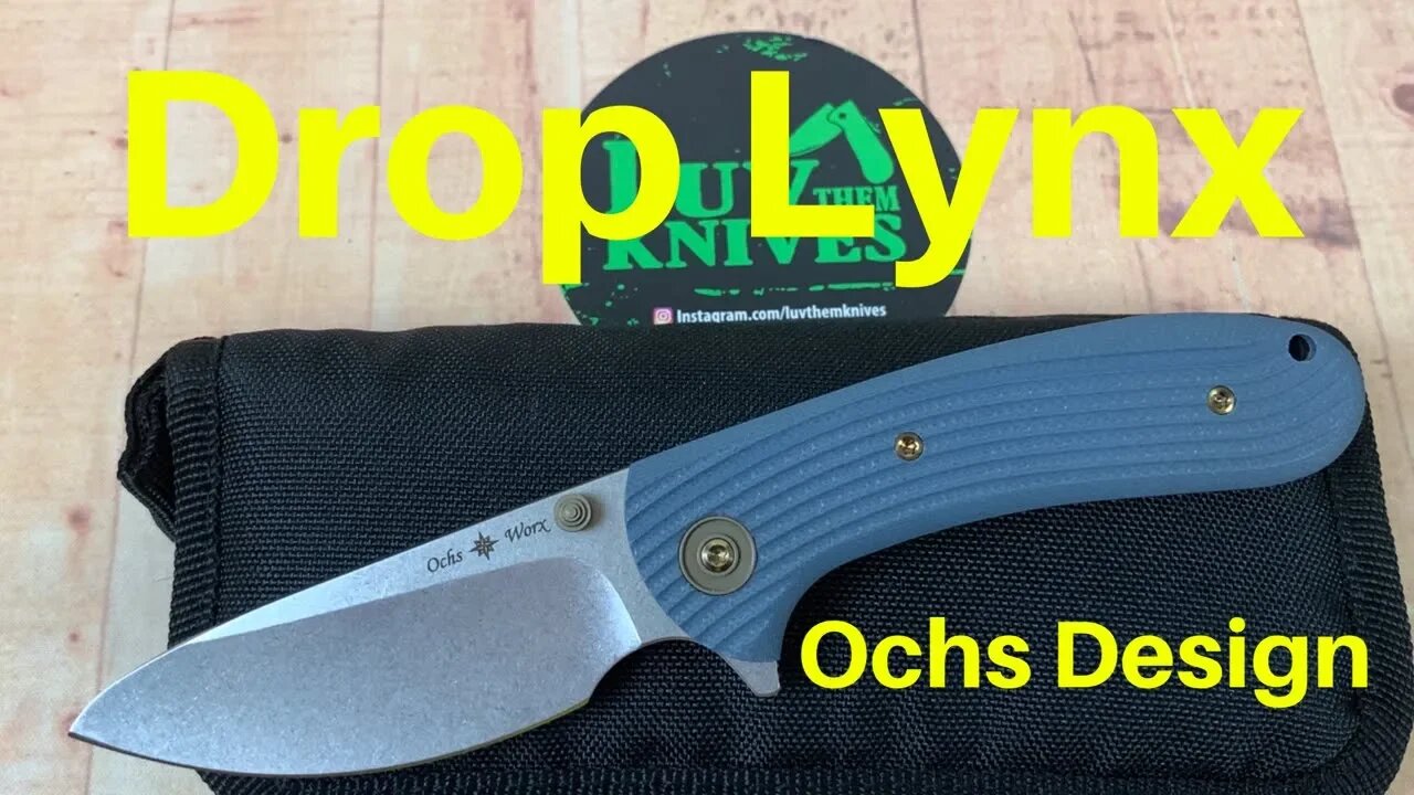 Drop (formerly MassDrop) XX Eric Ochs Lynx Linerlock Flipper Knife