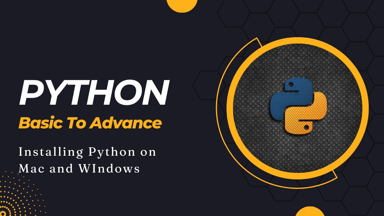 02 Installing Python on Mac and WIndows