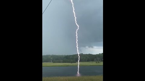 Lightning Strikes water