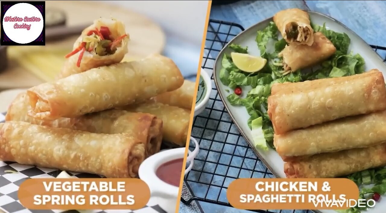 Spring Rolls|2 different Recipes