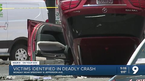 Police identify two people killed in Monday crash