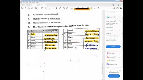 Class 5 Eng B 7 4 2021