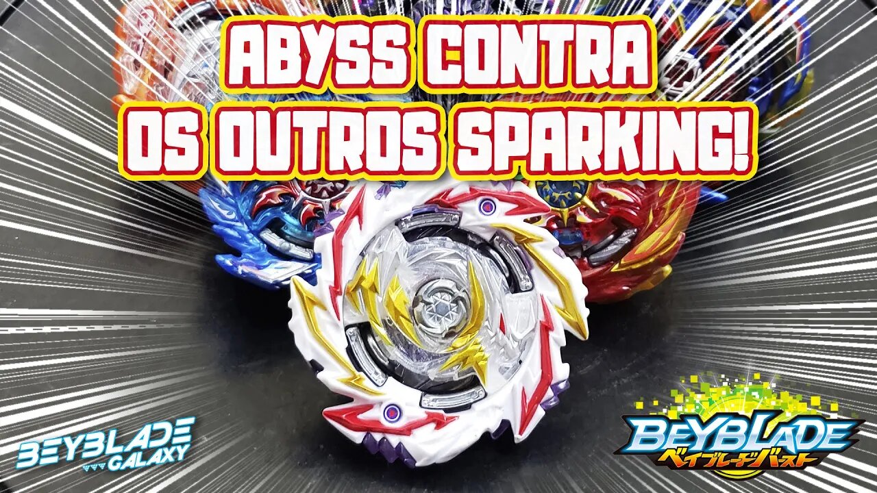 ABYSS DIABOLOS .5.F' 1S contra os meus outros Beyblades SuprKing - Beyblade Burst ベイブレードバースト