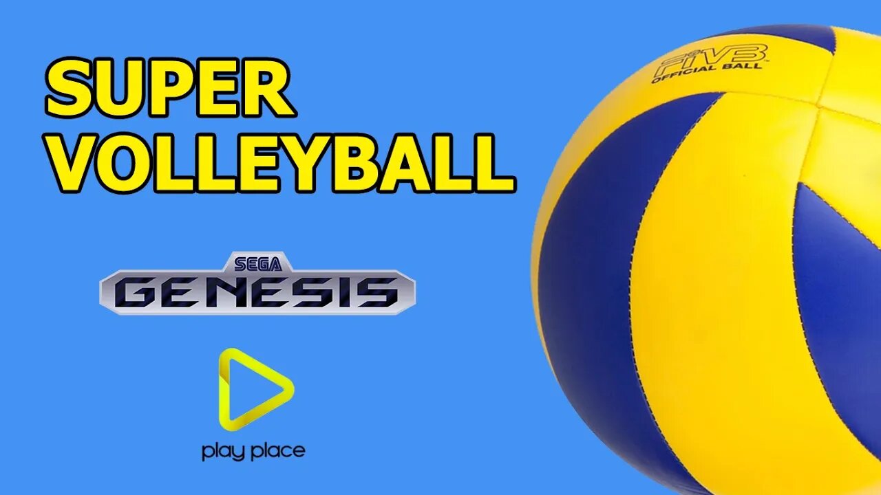 Super Volleyball - Sega Genesis