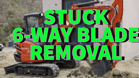 Stuck Pins! 6way blade removal #jamesofalltrades #subscribe #diy #hardwork #homestead