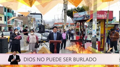DIOS NO PUEDE SER BURLADO - EVANGELISTA EDGAR CRUZ