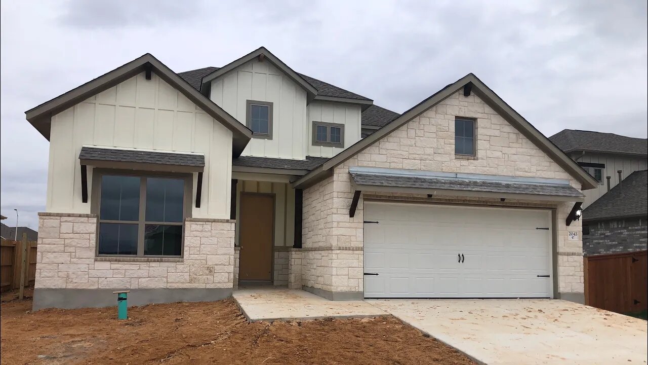 Coventry Homes Tour, Goodrich Plan, Schertz Tx