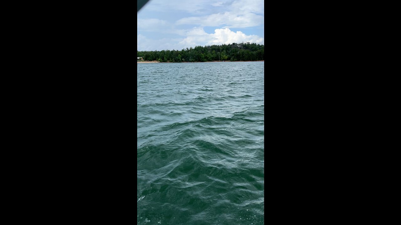 Boat ride with clear skies