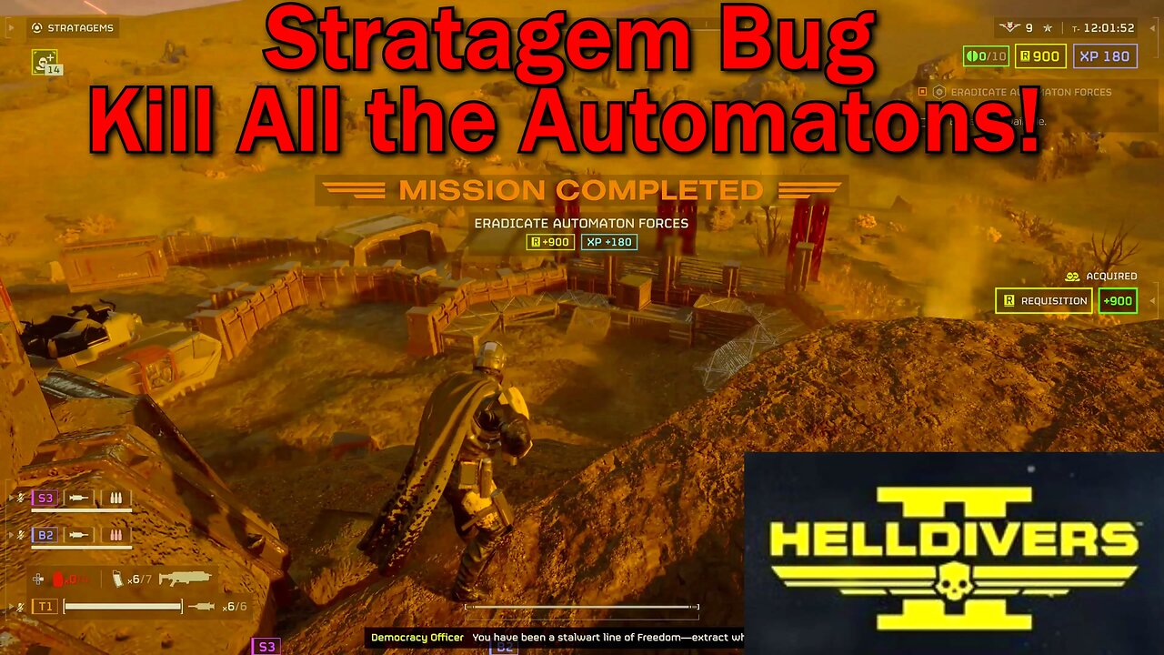 Helldivers 2- Helldive Difficulty- Automatons- Victory!- Stratagem Bug, Annihilation Mission