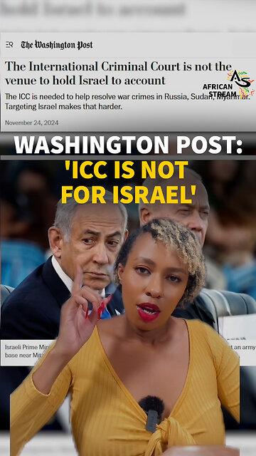 WASHINGTON POST: 'ICC IS NOT FOR ISRAEL'