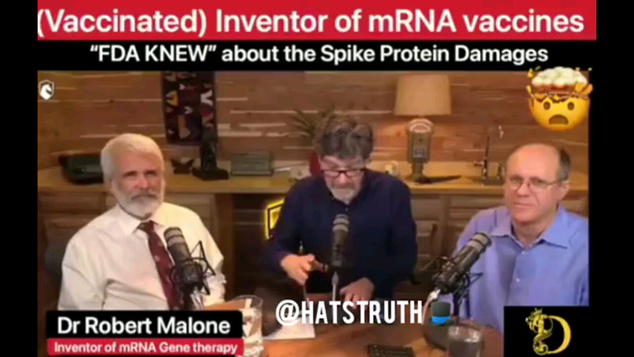 Inventor of mRNA technology warns about the dangers and admits the FDA knew about the consequences.