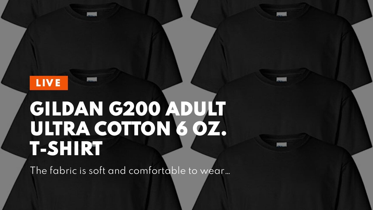 Gildan G200 Adult Ultra Cotton 6 oz. T-Shirt