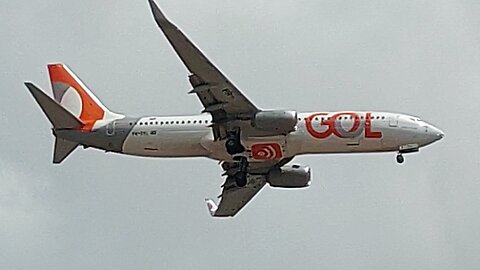 Boeing 737-800 PR-GXL coming from Rio de Janeiro to Fortaleza