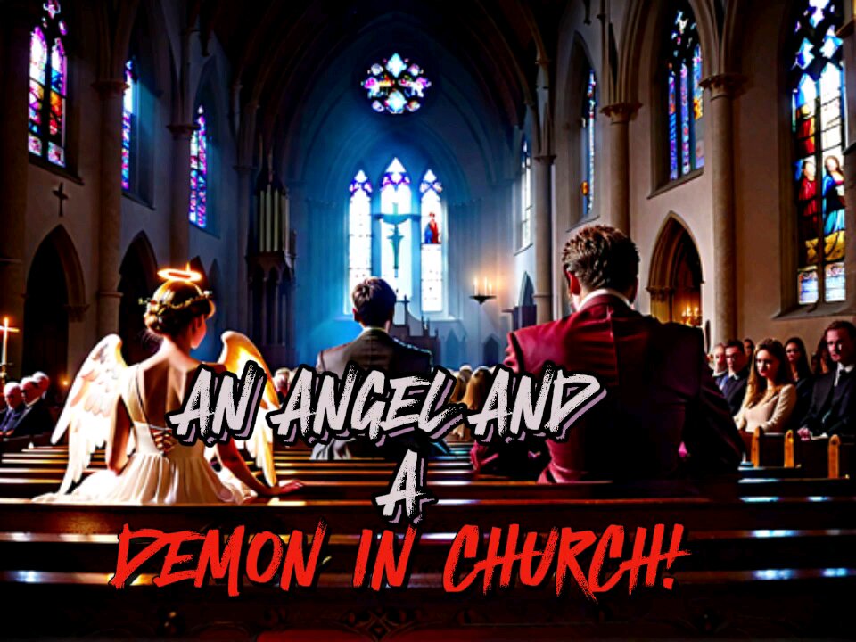 AN ANGEL AND A DEMON IN CHURCH!