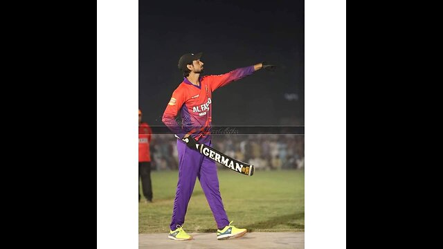 Tapeball cricket batting by Waqar jut