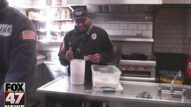 Lansing Fire Department joins the #MannequinChallenge