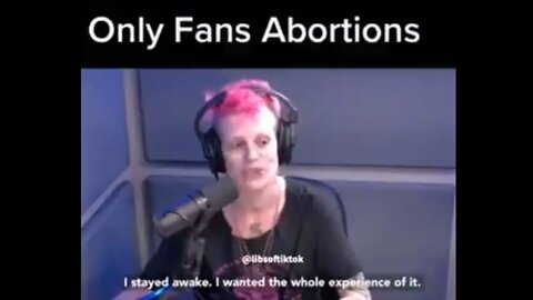 Live ABORTION FETISH Live on only fans!