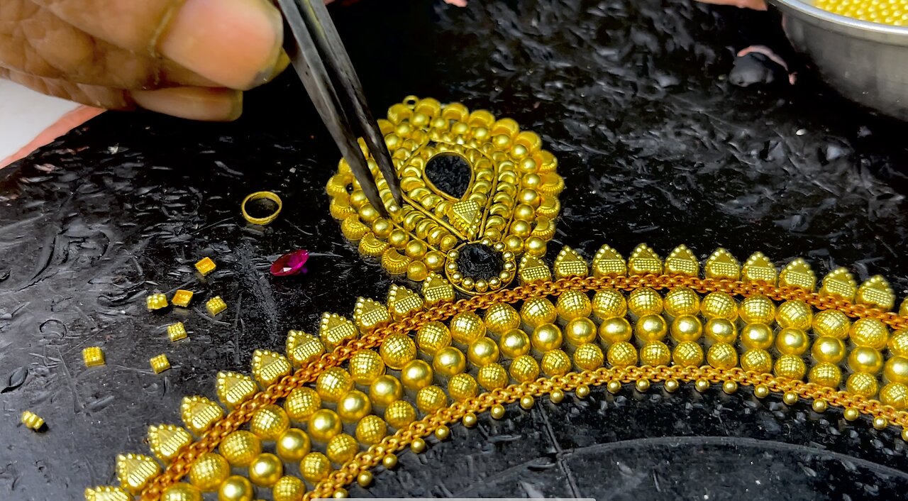 Gold Necklace Making Chain