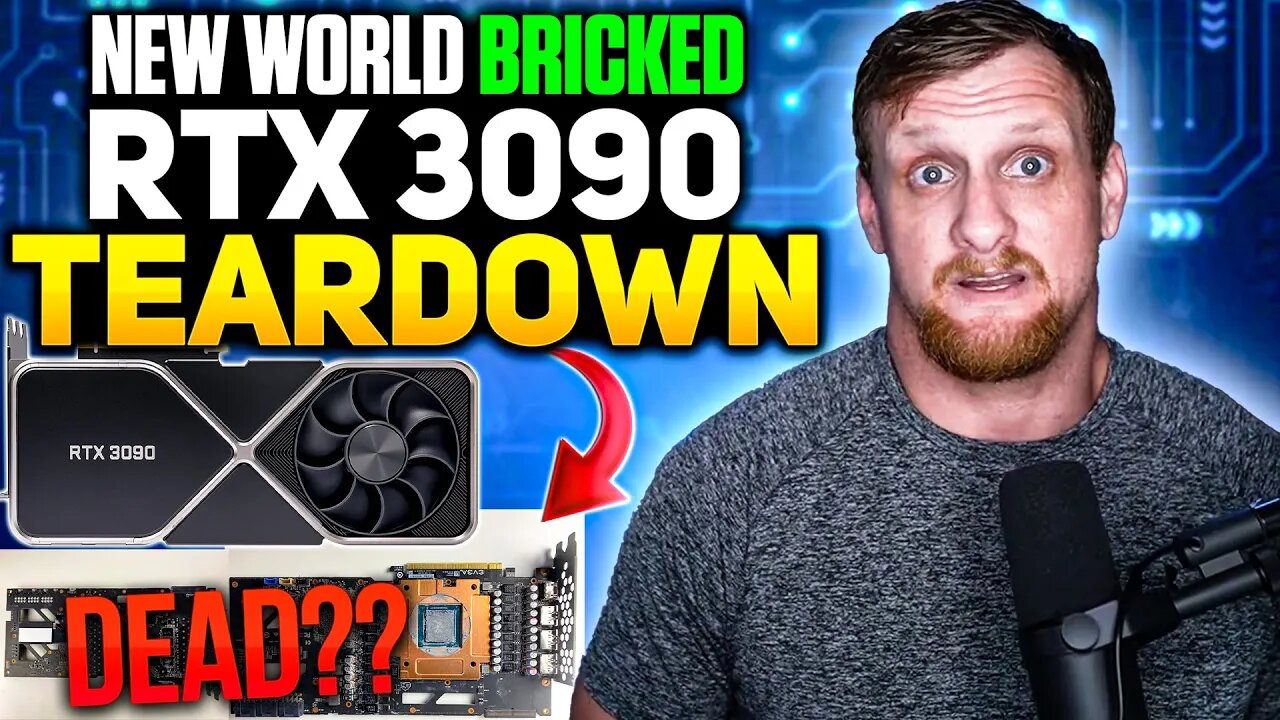 New World Bricked RTX 3090 Teardown