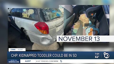 CHP: Kidnapped toddler could be in SD