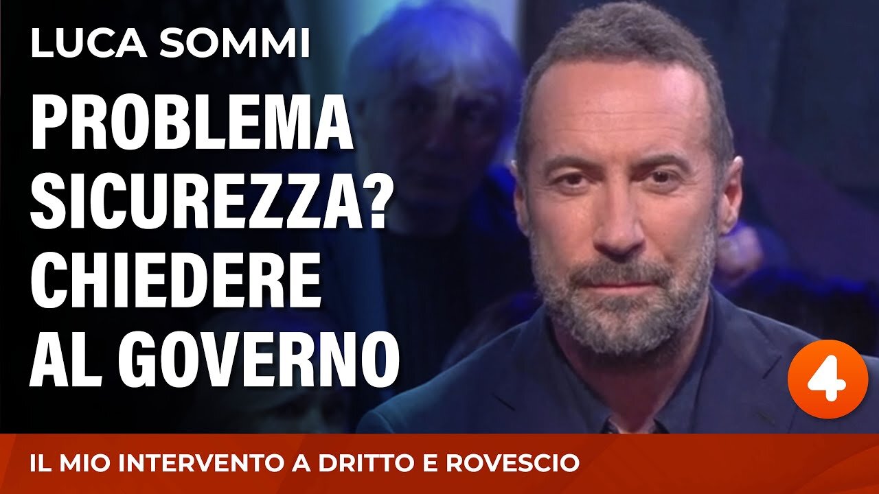 Luca Sommi in tv:Le città italiane sono poco sicure?Chiedere al Governo di Lady Aspen Giorgia del perchè e come mai siano poco sicure MERDALIA DOVE TUTTI I POLITICI SONO SCHIAVI,MERDALIA💩UN PAESE DI MERDA DI POLITICI CORROTTI E UN POPOLO D'IDIOT