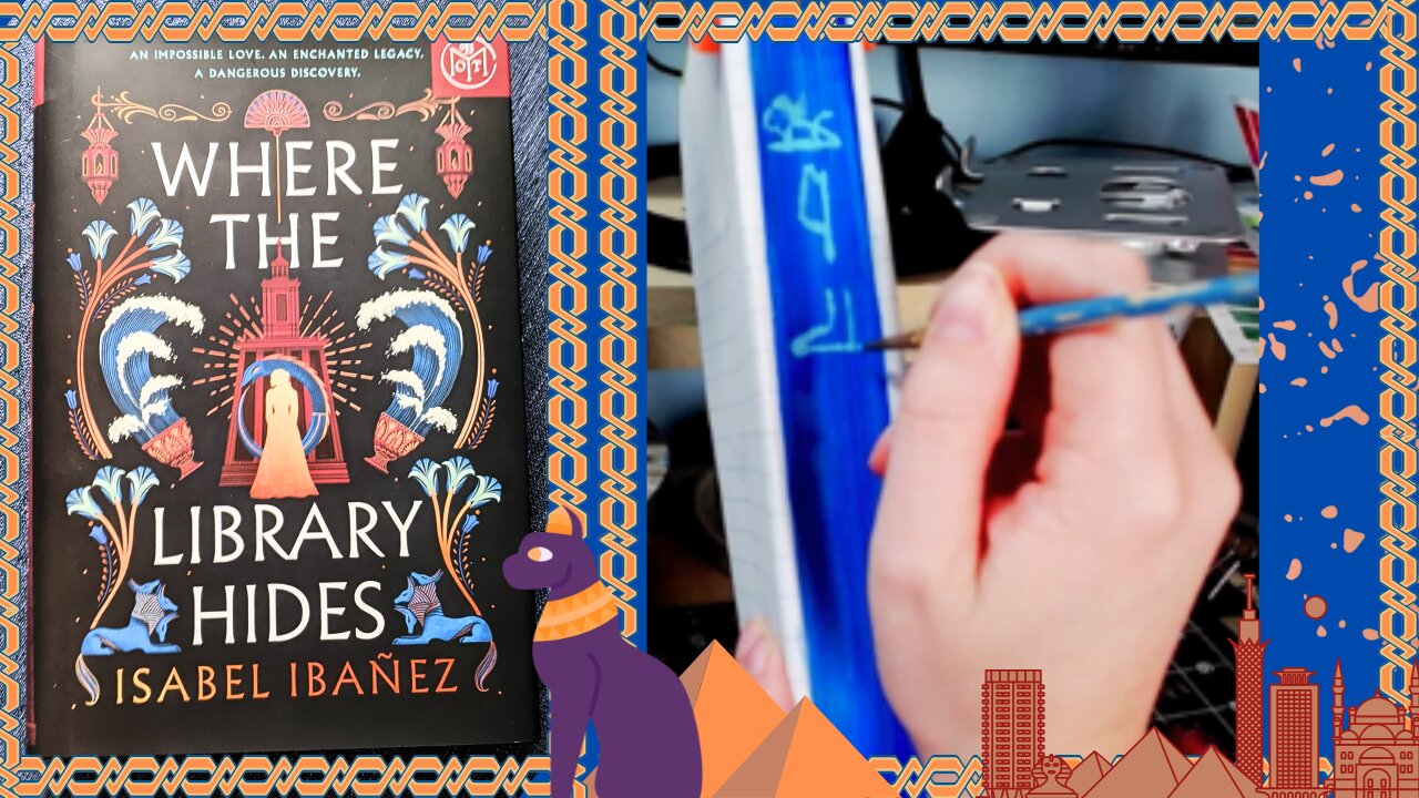 Custom Painting "Where the Library Hides" by Isabel Ibanez