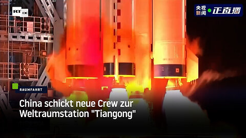 China schickt neue Crew zur Weltraumstation "Tiangong"