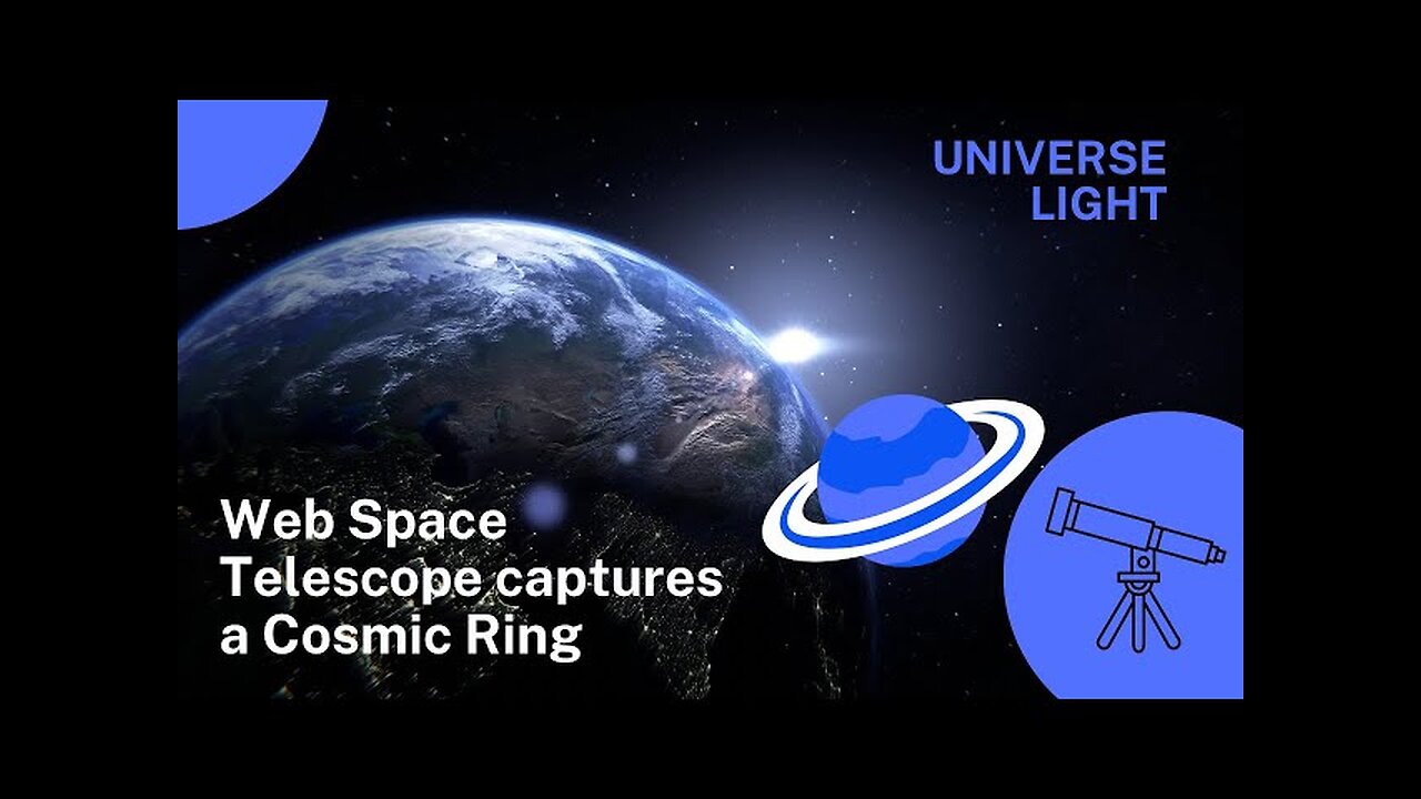 Our Webb Space Telescope Captures a Cosmic Ring on This Week