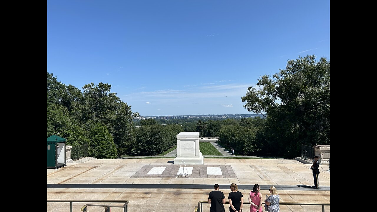 Changing of the Guard Tomb of the Unknown Soldier Arlington National Cemetery 8/11/24