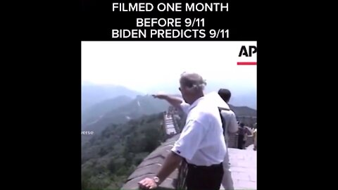 Buyden knew about 9/11 before 9/11