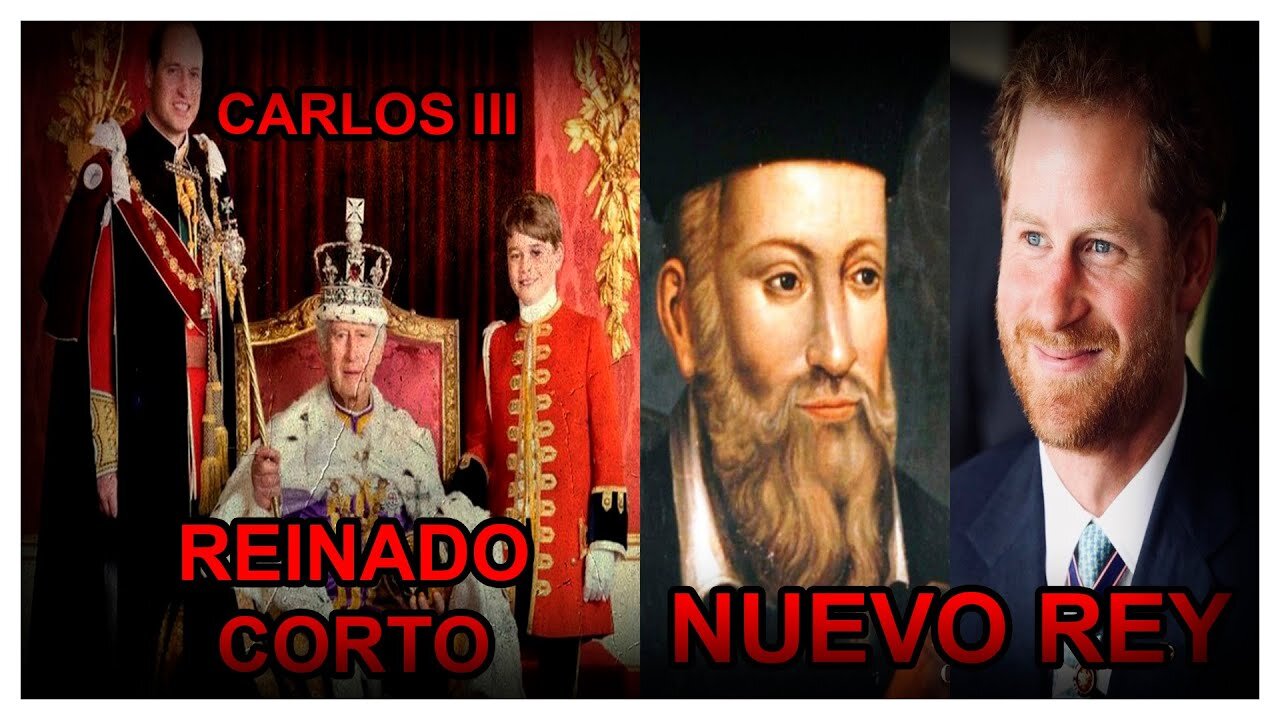 LA PROFEZIA DI NOSTRADAMUS PREVEDE LA FINE DEL REGNO DI RE CARLO III DEL REGNO UNITO INGLESE NEL 2024-2025..LA PROFEZIA ERA SUL 2022 QUINDI NON SI è REALIZZATA QUELLA E NOSTRADAMUS ERA UN CIARLATANO OVVIO