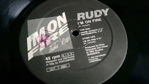 Rudy - I'm On Fire (Vocal)