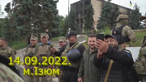 💙💛 Повне відео приїзду ПРЕЗИДЕНТА ВОЛОДИМИРА ЗЕЛЕНСЬКОГО у звільнене місто ІЗЮМ 💙💛