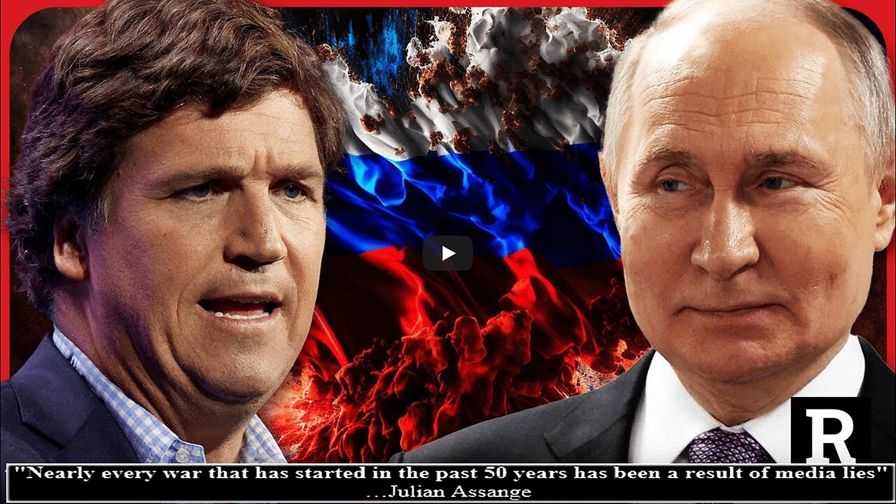 Tucker drops BOMBSHELL about his Putin interview, NSA is PISSED | Redacted with Clayton Morris