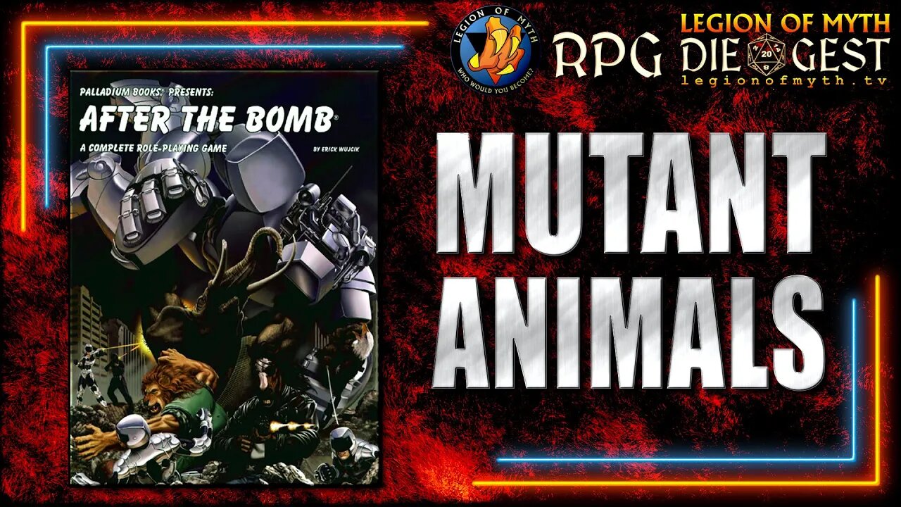 [95-1.3] - Palladium Books AFTER THE BOMB - Mutant animals, chimeras, purebloods, and throwbacks