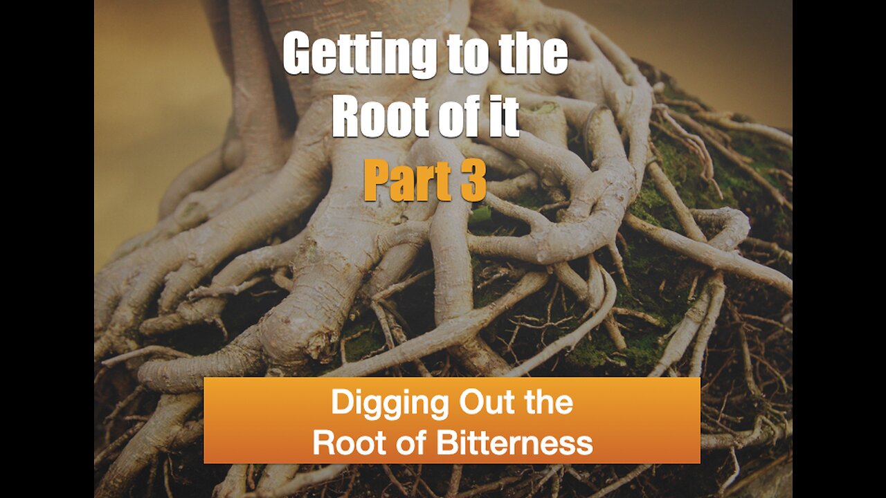 Digging out the Root of Bitterness