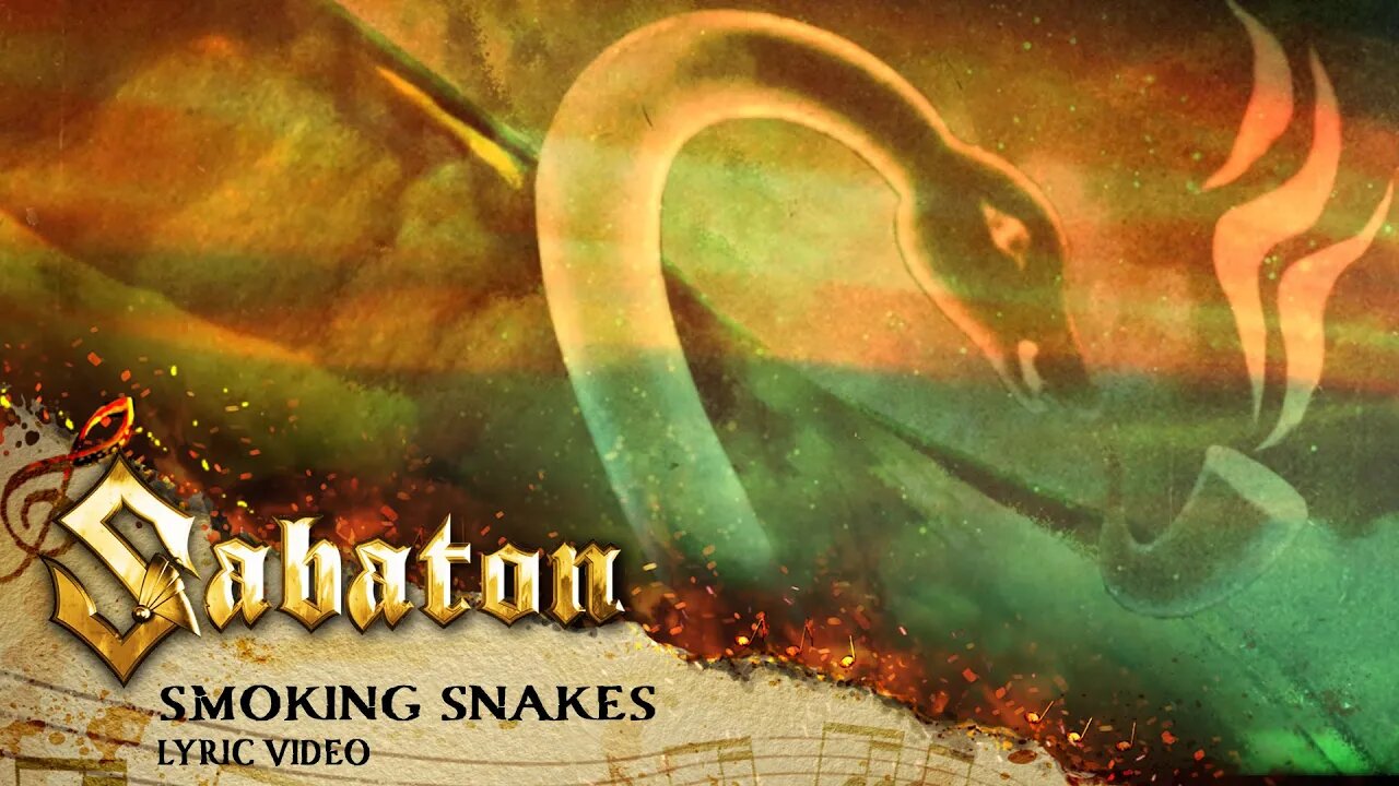 Sabaton - Smoking Snakes (Official Lyric Video)