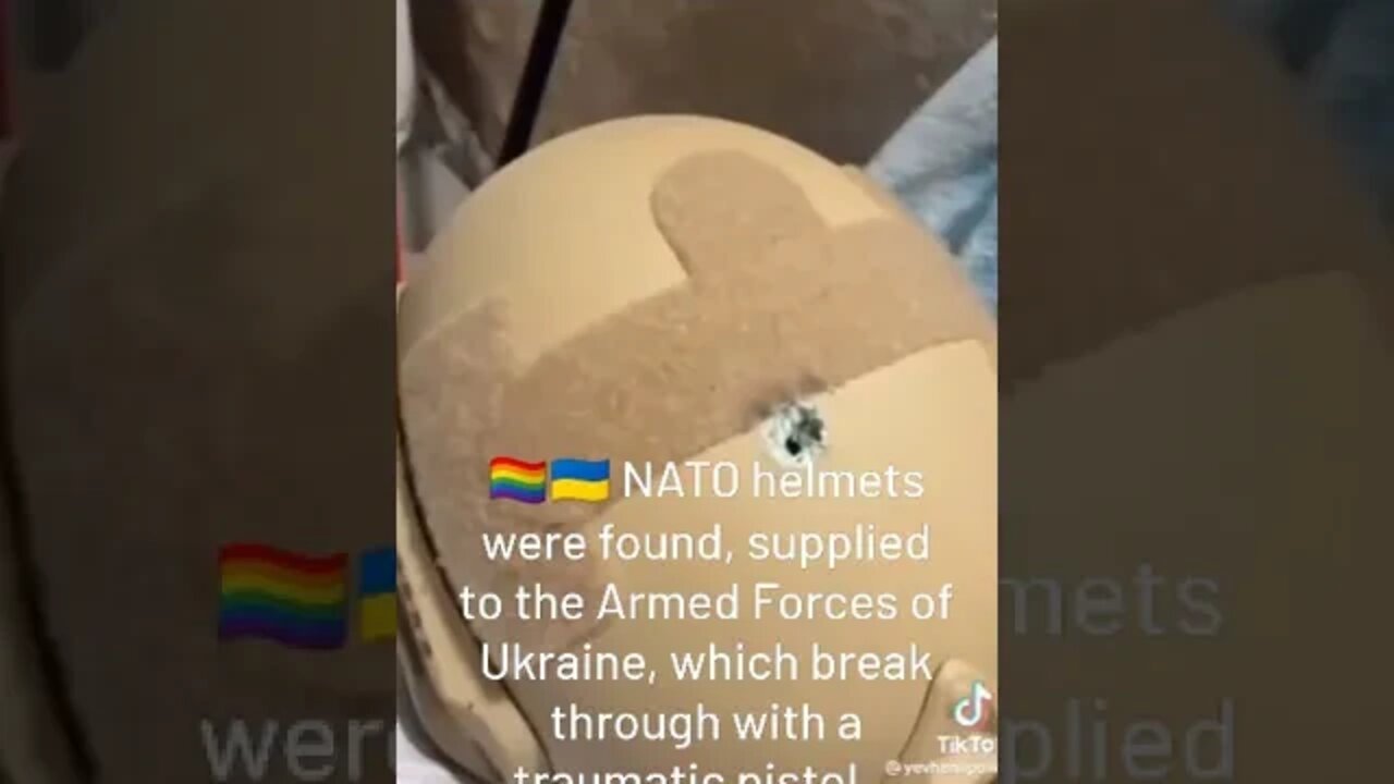 NATO Helmets Supplied To Ukrainian Forces Turns Out They're Easily Pierced By A Pistol 🤔💯