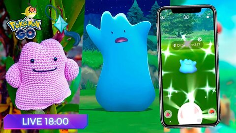 🚶 ESSA LIVE É UMA MENTIRA! Em Busca do DITTO Brilhante (Shiny)! Pokémon GO!