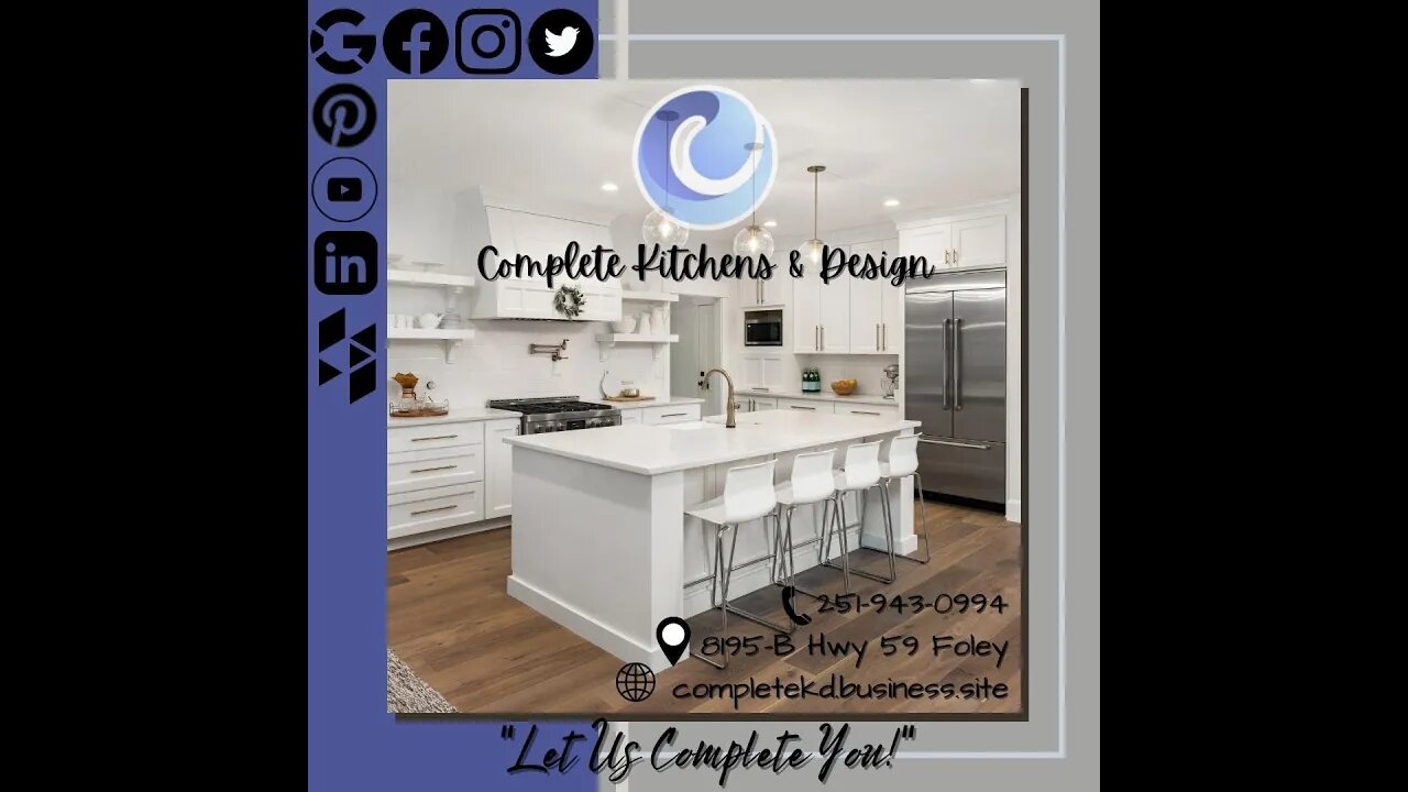 On Our Marks @Complete Kitchens & Design in Foley Alabama