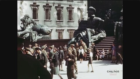 Berlin in July 1945 HD color footage