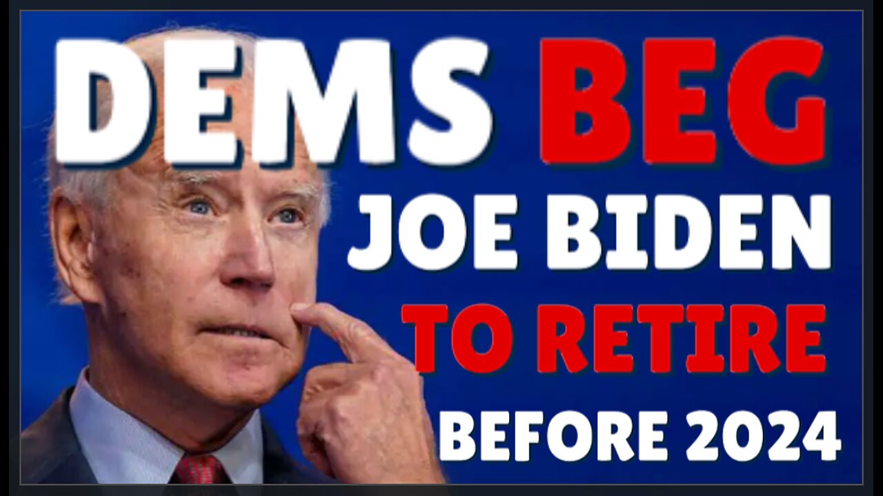 Democrats Call For Biden To Step Aside, Retire, Bow-Out Of 2024