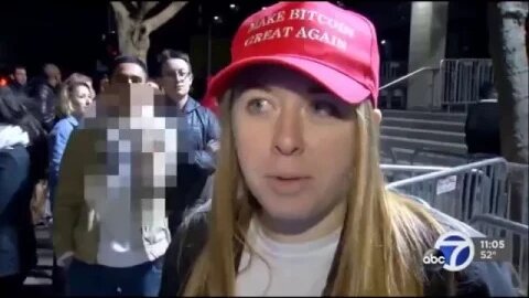 Woman Trump Supporter Pepper Sprayed By Liberal Rioter During UC Berkeley Riots