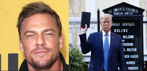 Conservatives Fav Alan Ritchson Hates Them As He Talks Trump & Church. No Jews or Muslims Mentioned.