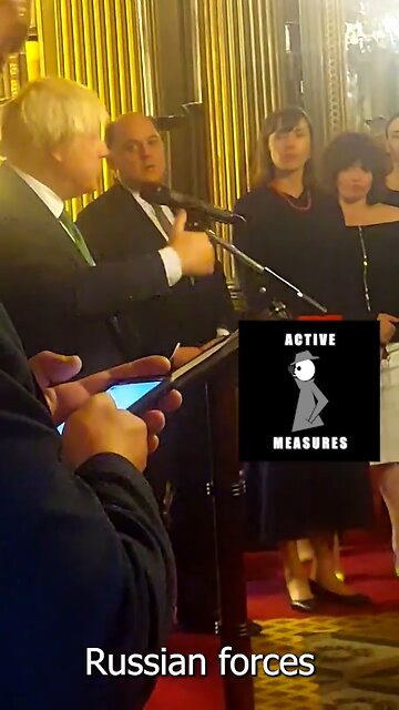 Former UK Prime Minister, Boris Johnson, PRAISING Ukrainian NEO-NAZI unit in parliament. May 2024.