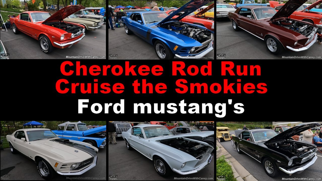 04-27-24 Cherokee Rod Run Cruise the Smokies - Ford Mustang