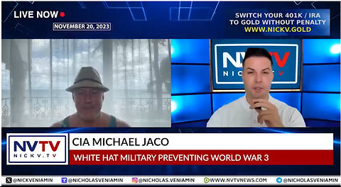 Michael Jaco Discusses White Hat Military Preventing WW3 with Nicholas Veniamin